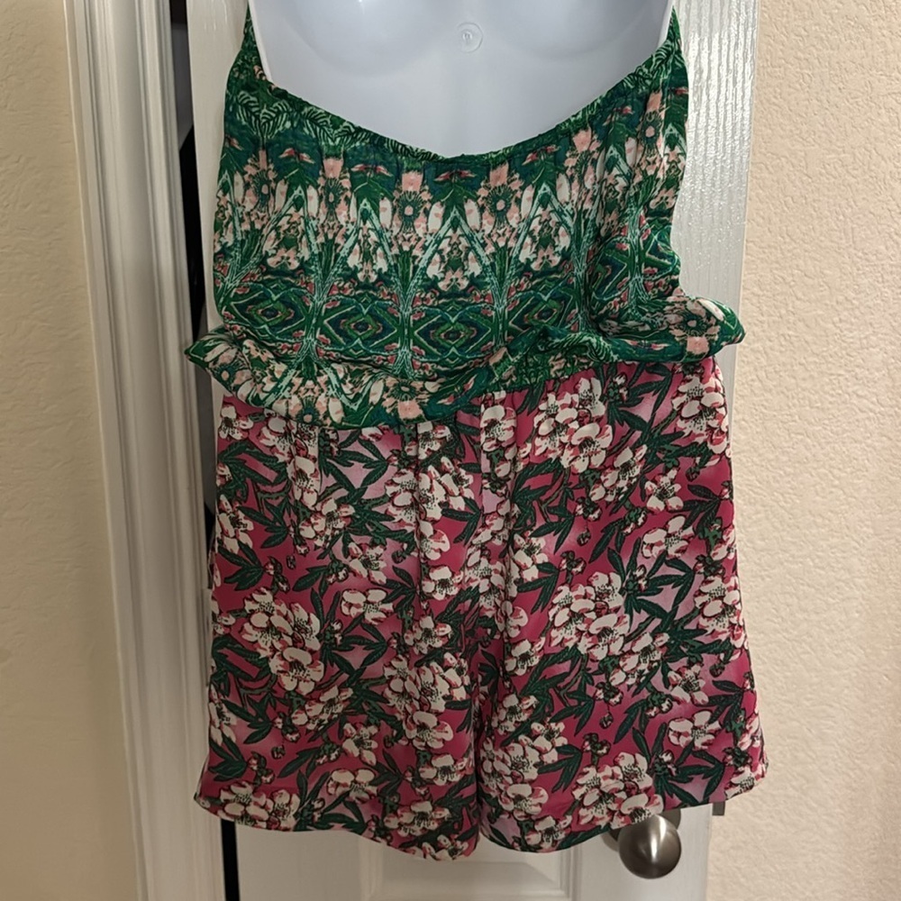 BCBG Casli Floral Romper - Picture 5 of 6